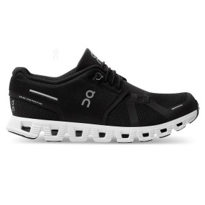 Zapatillas On Cloud Cloud 5 Mujer Negras Blancas | EC_ON8546