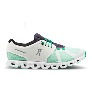 Zapatillas On Cloud Cloud 5 Push Hombre Blancas Verde | EC_ON8592