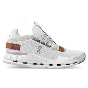 Zapatillas On Cloud Cloudnova Hombre Blancas Marrones | EC_ON8780