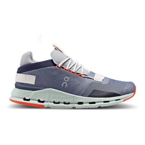 Zapatillas On Cloud Cloudnova Hombre Gris Moradas | EC_ON8851