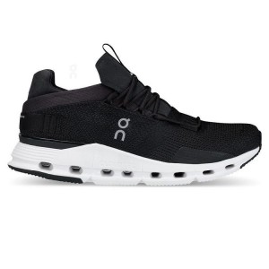 Zapatillas On Cloud Cloudnova Hombre Negras Blancas | EC_ON8528