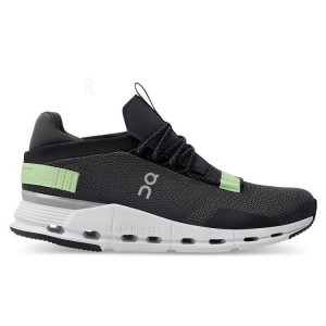 Zapatillas On Cloud Cloudnova Hombre Negras Verde | EC_ON8345