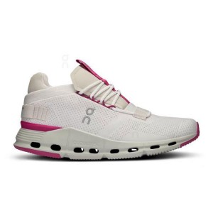 Zapatillas On Cloud Cloudnova Mujer Blancas Rojas | EC_ON9112