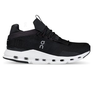 Zapatillas On Cloud Cloudnova Mujer Negras Blancas | EC_ON8922