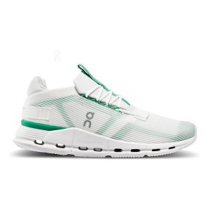 Zapatillas On Cloud Cloudnova Void Hombre Blancas Verde | EC_ON8550