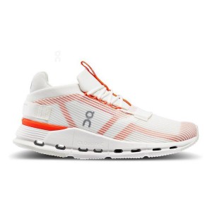 Zapatillas On Cloud Cloudnova Void Mujer Blancas Naranjas | EC_ON8360
