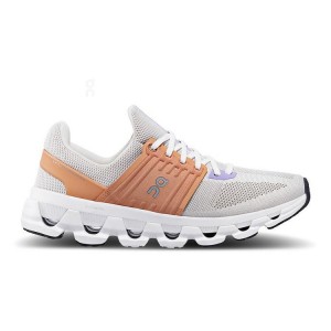 Zapatillas On Cloud Cloudswift 3 AD Mujer Blancas Doradas | EC_ON8583