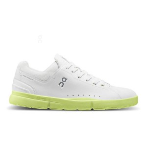 Zapatillas On Cloud THE ROGER Advantage Hombre Blancas Amarillo | EC_ON8099