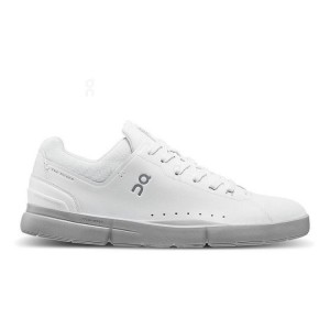 Zapatillas On Cloud THE ROGER Advantage Hombre Blancas Gris | EC_ON8005