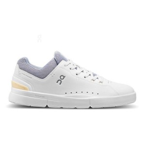 Zapatillas On Cloud THE ROGER Advantage Mujer Blancas Moradas | EC_ON9151