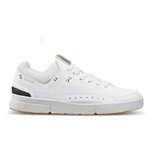 Zapatillas On Cloud THE ROGER Centre Court Hombre Blancas Verde | EC_ON8328