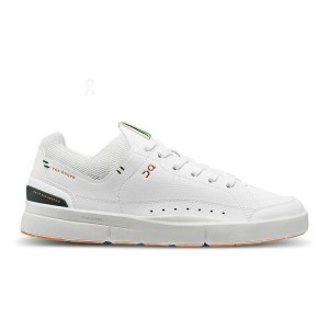Zapatillas On Cloud THE ROGER Centre Court Mujer Blancas Verde | EC_ON1185
