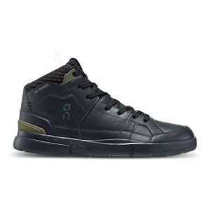 Zapatillas On Cloud THE ROGER Clubhouse Mid Sensa Hombre Negras | EC_ON8529