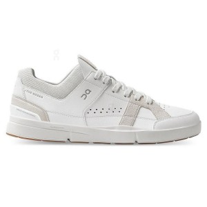 Zapatillas On Cloud THE ROGER Clubhouse Hombre Blancas Gris | EC_ON8770