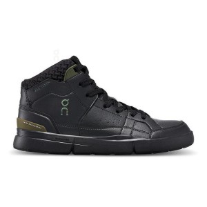 Zapatillas On Cloud THE ROGER Clubhouse Mid Sensa Mujer Negras | EC_ON8952