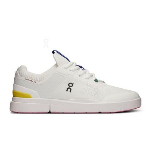 Zapatillas On Cloud THE ROGER Spin Hombre Blancas Amarillo | EC_ON8740