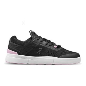 Zapatillas On Cloud THE ROGER Spin Mujer Negras Rosas | EC_ON8312