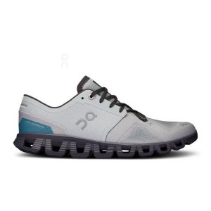 Zapatillas Running On Cloud Cloud X 3 Hombre Gris Azules | EC_ON8310
