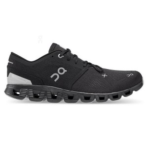 Zapatillas Running On Cloud Cloud X 3 Hombre Negras | EC_ON8365