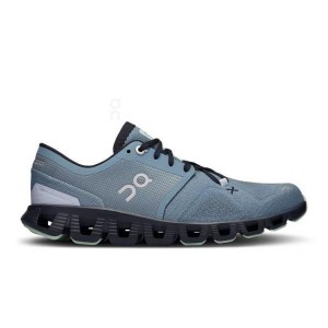Zapatillas Running On Cloud Cloud X 3 Mujer Azules | EC_ON8272