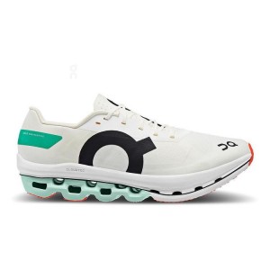 Zapatillas Running On Cloud Cloudboom Echo Hombre Blancas Turquesa | EC_ON8029