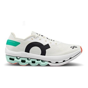 Zapatillas Running On Cloud Cloudboom Echo Mujer Blancas Turquesa | EC_ON9091