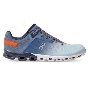 Zapatillas Running On Cloud Cloudflow Hombre Azules Blancas | EC_ON8338