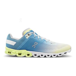 Zapatillas Running On Cloud Cloudflow Hombre Azules Amarillo | EC_ON8610