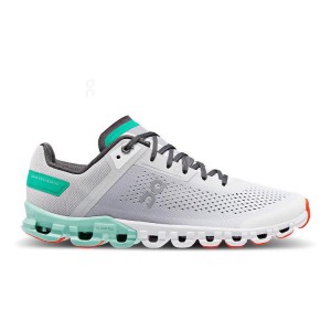 Zapatillas Running On Cloud Cloudflow Mujer Gris Turquesa | EC_ON8181