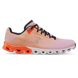 Zapatillas Running On Cloud Cloudflow Mujer Naranjas Moradas | EC_ON8225