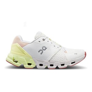 Zapatillas Running On Cloud Cloudflyer 4 Mujer Blancas Amarillo | EC_ON8507
