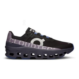 Zapatillas Running On Cloud Cloudmonster Hombre Negras Azules | EC_ON8341