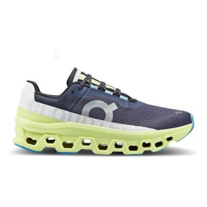 Zapatillas Running On Cloud Cloudmonster Hombre Moradas Verde | EC_ON9080