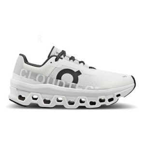 Zapatillas Running On Cloud Cloudmonster Mujer Blancas Negras | EC_ON8662