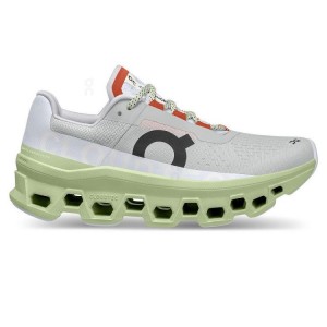 Zapatillas Running On Cloud Cloudmonster Mujer Gris Verde | EC_ON8236