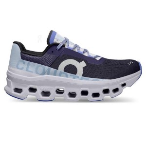 Zapatillas Running On Cloud Cloudmonster Mujer Blancas Azul Marino | EC_ON8018