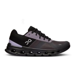 Zapatillas Running On Cloud Cloudrunner Hombre Negras Moradas | EC_ON8316