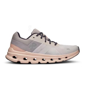 Zapatillas Running On Cloud Cloudrunner Mujer Rosas Gris | EC_ON9003