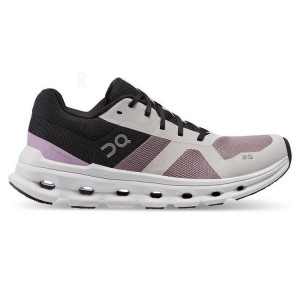 Zapatillas Running On Cloud Cloudrunner Mujer Rosas Negras | EC_ON8726