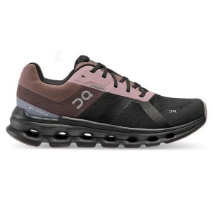 Zapatillas Running On Cloud Cloudrunner Waterproof Mujer Negras Marrones | EC_ON8076