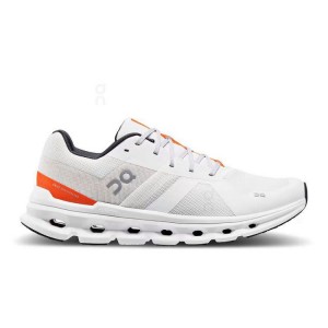 Zapatillas Running On Cloud Cloudrunner Wide Hombre Blancas | EC_ON8050