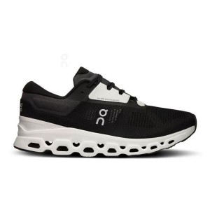 Zapatillas Running On Cloud Cloudstratus 3 Hombre Negras | EC_ON8822