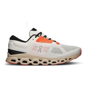 Zapatillas Running On Cloud Cloudstratus 3 Hombre Beige | EC_ON8821