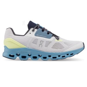 Zapatillas Running On Cloud Cloudstratus Hombre Gris Amarillo | EC_ON8148
