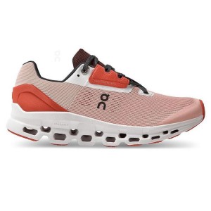 Zapatillas Running On Cloud Cloudstratus Mujer Rosas | EC_ON8810