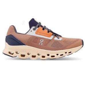 Zapatillas Running On Cloud Cloudstratus Mujer Marrones | EC_ON9082