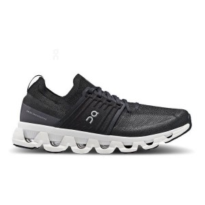 Zapatillas Running On Cloud Cloudswift 3 Hombre Negras Blancas | EC_ON8152