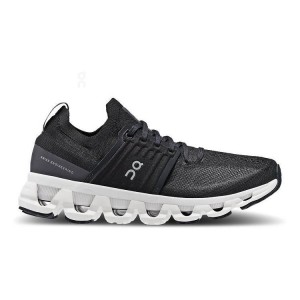Zapatillas Running On Cloud Cloudswift 3 Mujer Negras Blancas | EC_ON8084