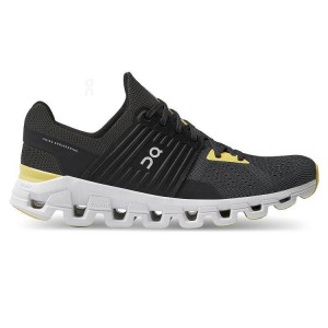 Zapatillas Running On Cloud Cloudswift Hombre Negras Amarillo | EC_ON8672