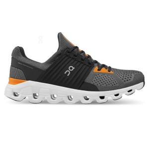 Zapatillas Running On Cloud Cloudswift Hombre Gris Naranjas | EC_ON8648